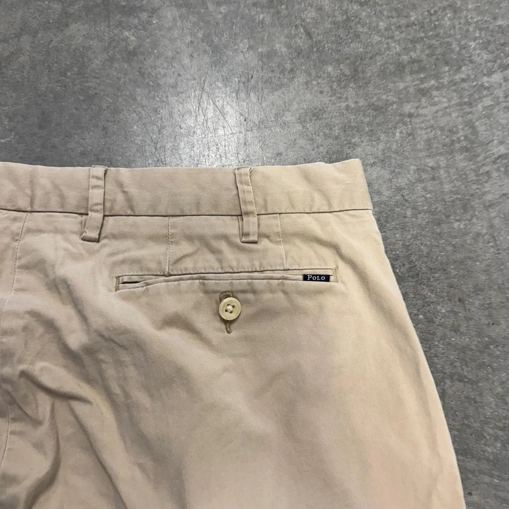 Polo Ralph Lauren Chino Shorts Tan Earthtone Preppy Old Money 34'